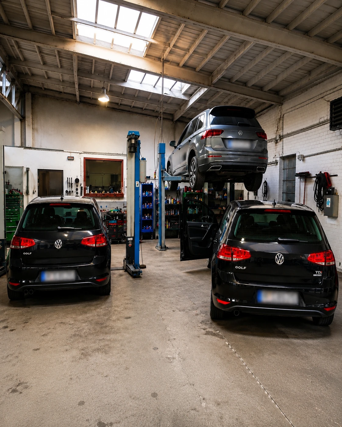 Einblick in die Arbeit der DENKO Kfz-Werkstatt